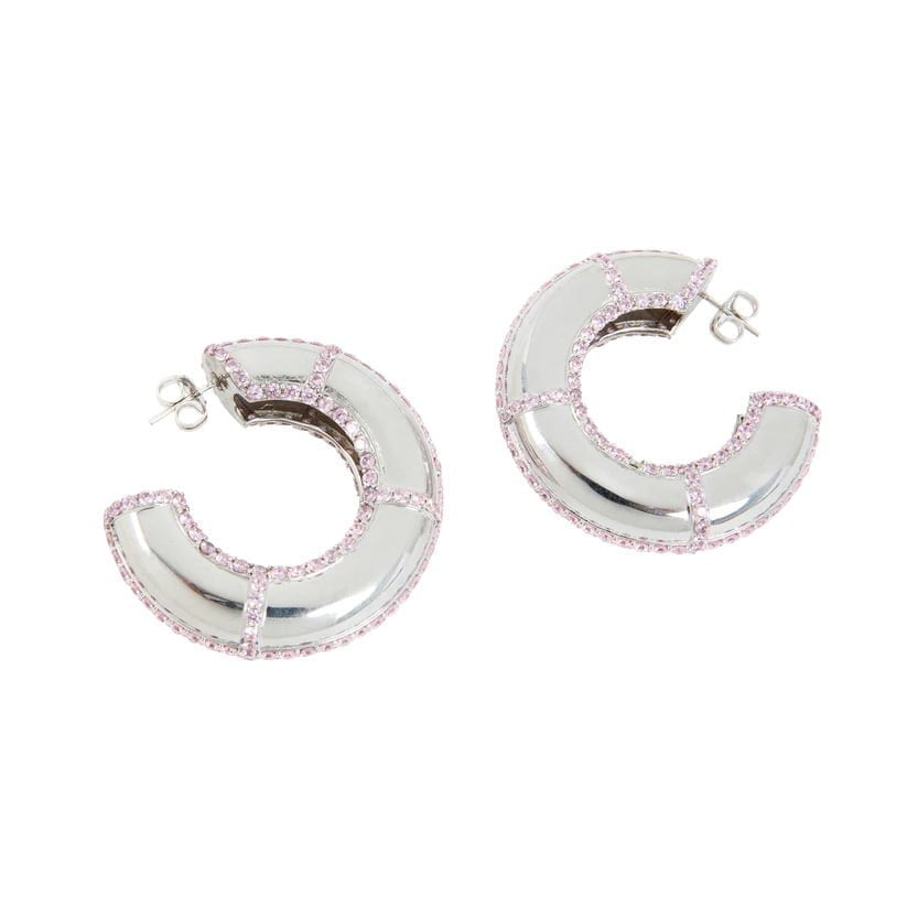 Gaia Silver Pink Küpe