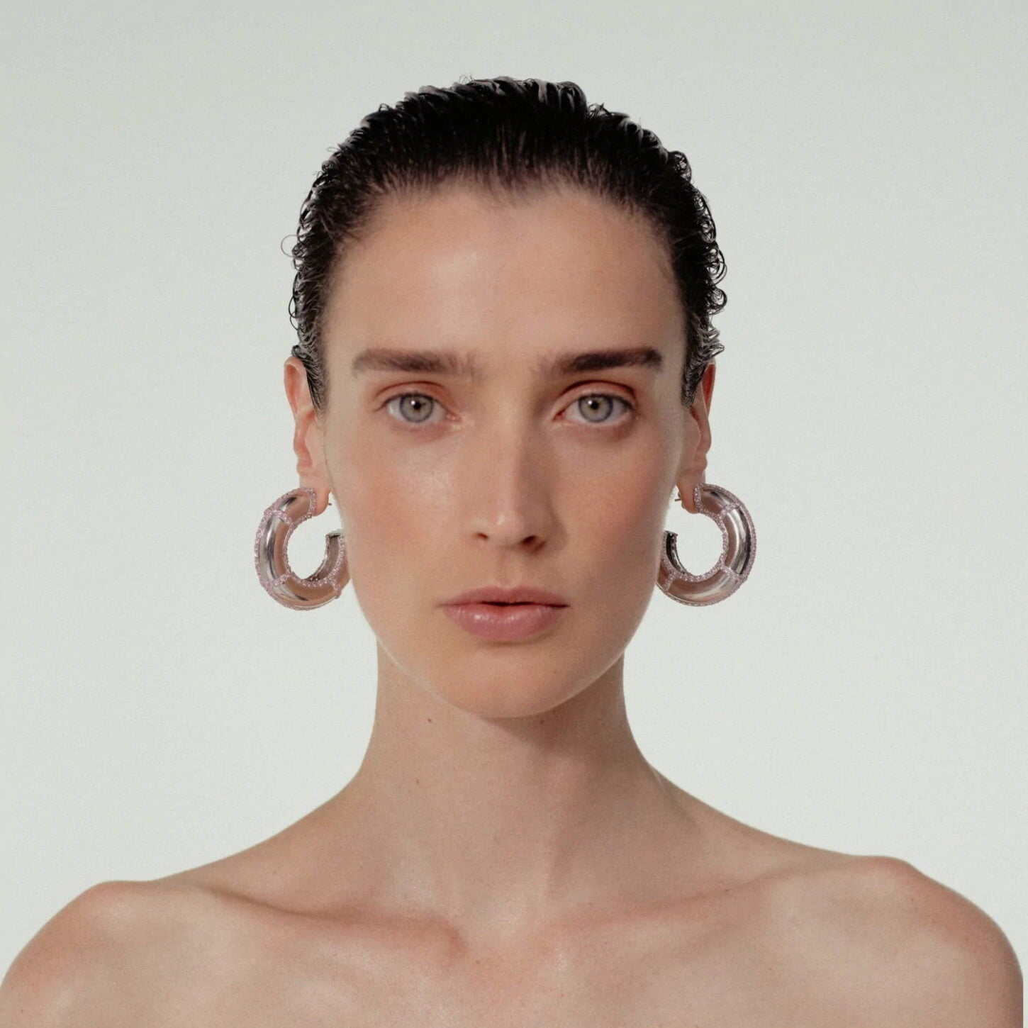Gaia Silver Pink Küpe