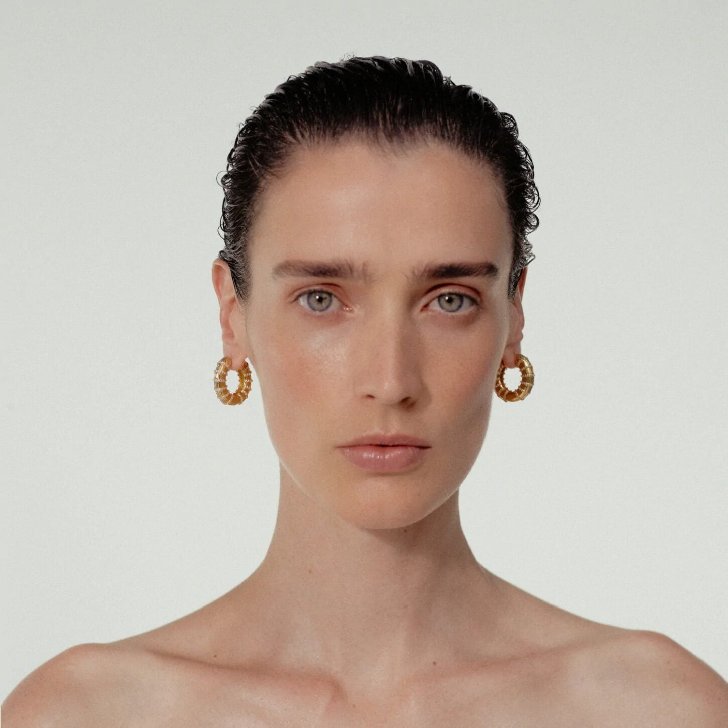 Harmonia Gold Küpe