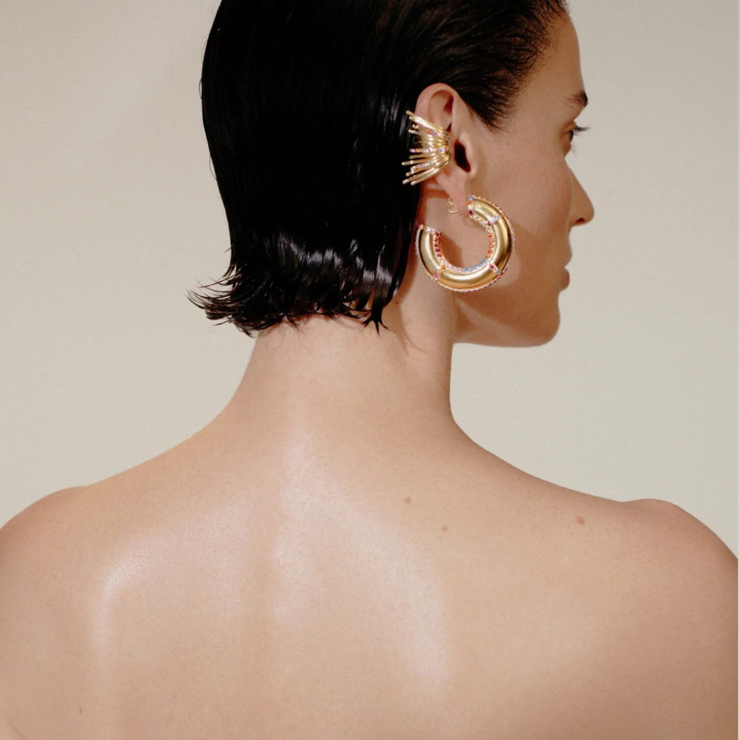 Metis Rainbow Ear Cuff